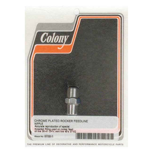 Colony Rocker Oil Feed Fitting For Harley-Davidson
