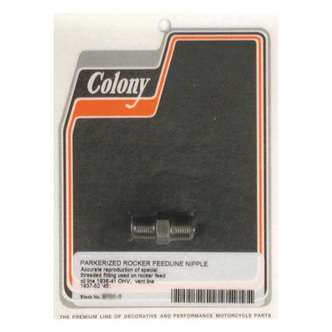 Colony Rocker Oil Feed Fitting For Harley-Davidson