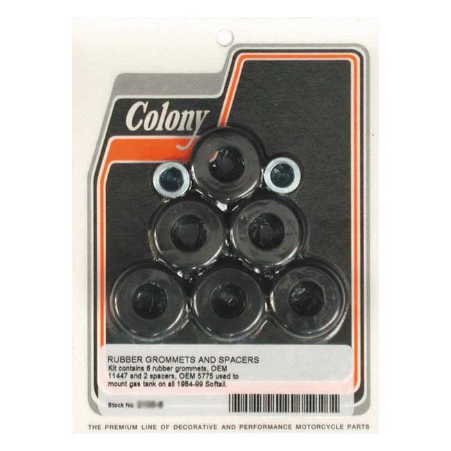 Colony Gastank Grommet & Spacer Kit For Harley-Davidson 11447 5775