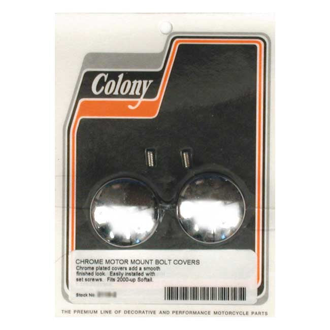 Colony Motor Mount Bolt Covers For Harley-Davidson