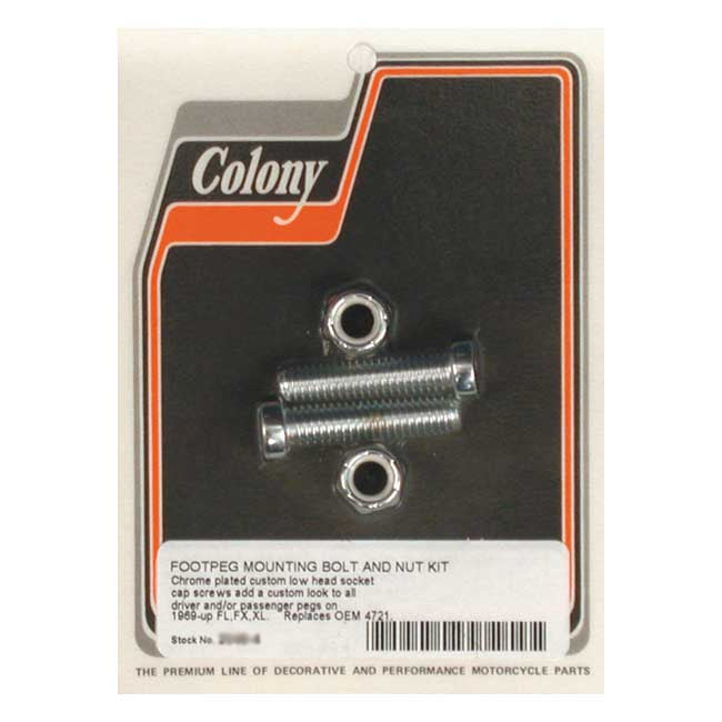 Colony Footpeg Mount Kit For Harley-Davidson