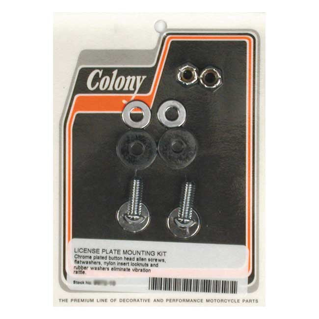 Colony License Plate Mount Kit For Harley-Davidson