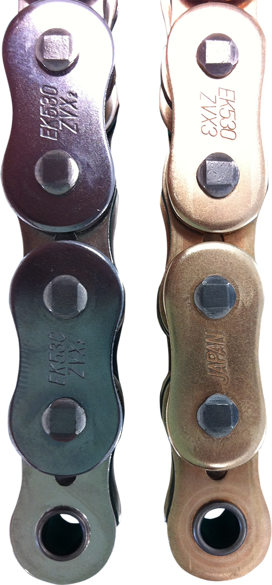 EK ZVX3 SEALED EXTREME SPORTBIKE SERIES CHAINS LINK CONN 530ZVX3 CHR R