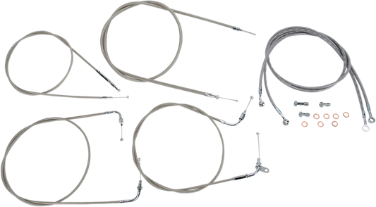 BARON HANDLEBAR CABLE AND LINE KITS CBL LINE KT 16"XVS1100CL