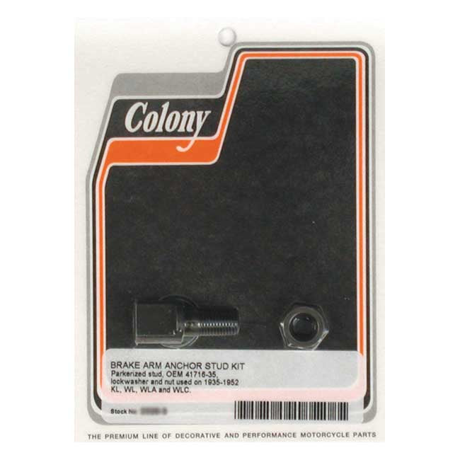Colony Brake Arm Anchor Stud Kit For Harley-Davidson