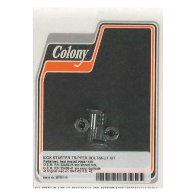 Colony Kickstart Tripper Bolt & Nut Kit For Harley-Davidson