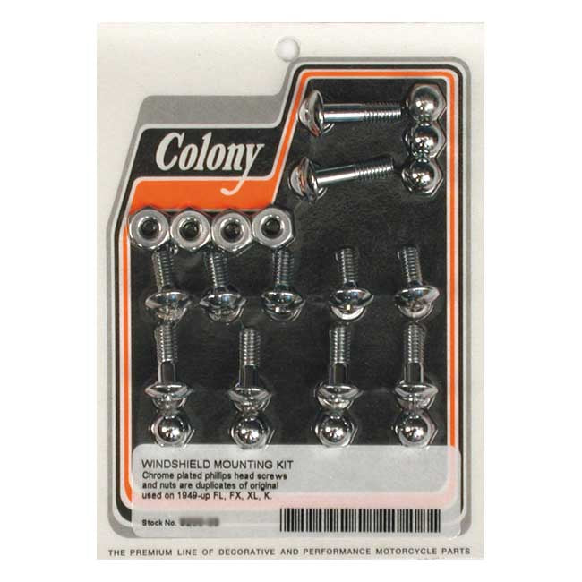 Colony Windshield Trim Mount Kit For Harley-Davidson