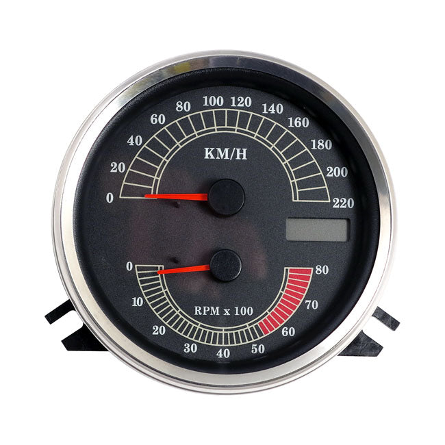Speedo/Tachometer, Kmh. 'L' Face For Harley-Davidson