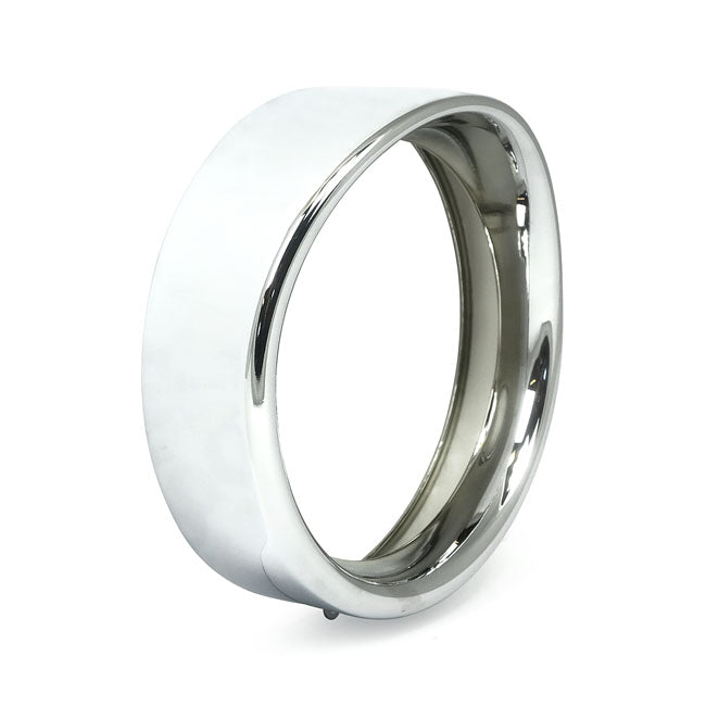Trim Ring, Visor Style. 7 Inch For Harley-Davidson