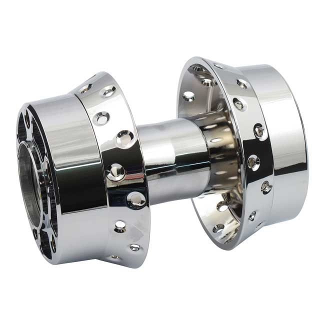 Rear Wheel Hub, Chrome For Harley-Davidson