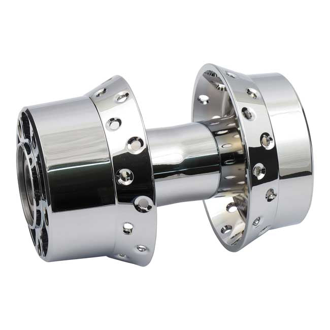 Rear Wheel Hub, Chrome For Harley-Davidson