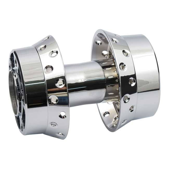 Rear Wheel Hub, Chrome For Harley-Davidson