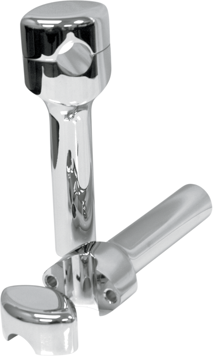 LA CHOPPERS RISERS FOR 1" HANDLEBARS RISERS 1" SMOOTH 6" CHR