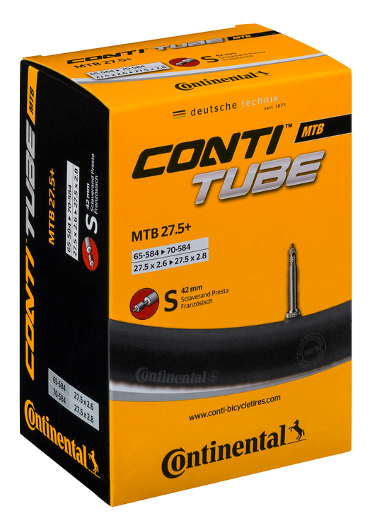 Tubes de vélo MTB Contitube 27,5 "-65-584-> 70-584