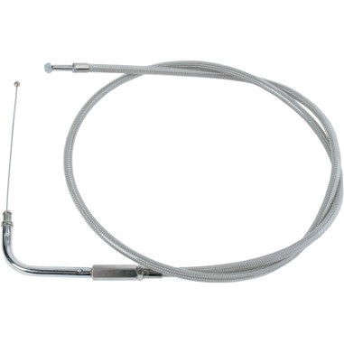 BRAIDED AND BLACK VINYL THROTTLE AND IDLE CABLES FOR HARLEY-DAVIDSON