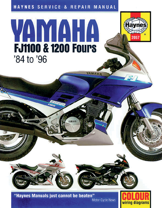 HAYNES MOTORCYCLE REPAIR MANUALS MANUAL YAM FJ1100/1200