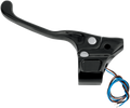 PERFORMANCE MACHINE (PM) CONTOUR BILLET HANDLEBAR CONTROLS CLUTCH LEVR ASM 07-13 BLK