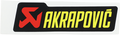 AKRAPOVIC REPLACEMENT PARTS STICKER AKRAPOVIC 150X44