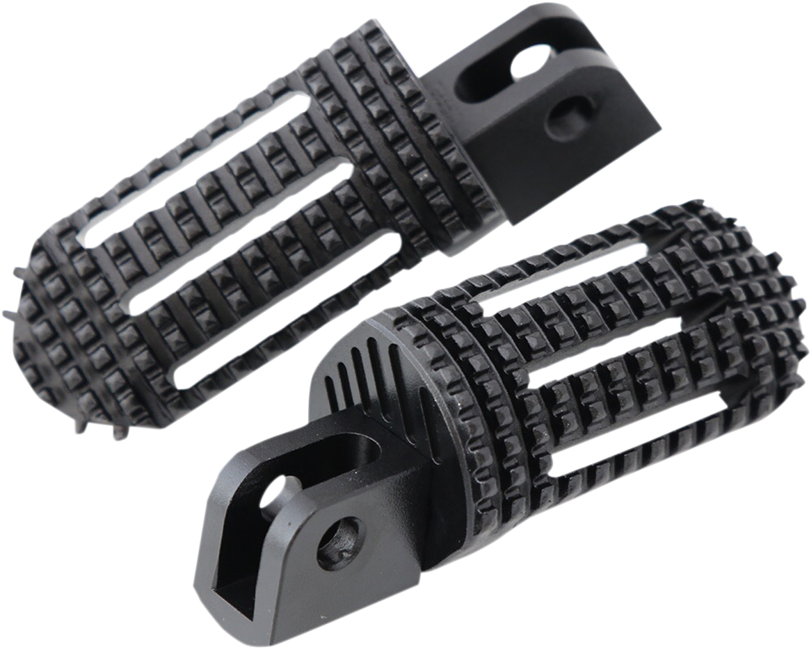 POWERSTANDS RACING FLIP SPORTBIKE FOOTPEGS FOOT PEG FLIP BLK