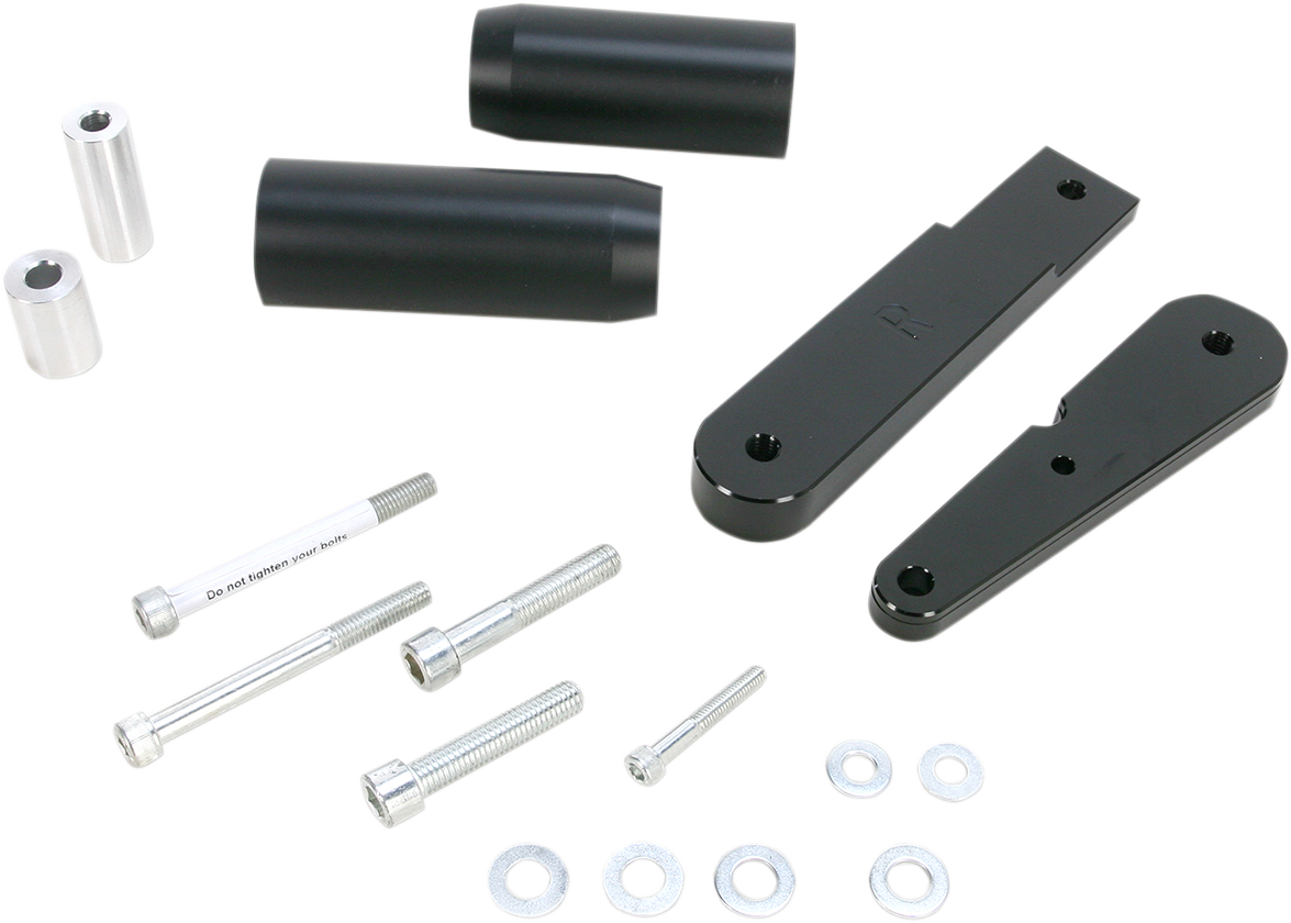 POWERSTANDS RACING FRAME SLIDERS FRAME SLIDERS KAW BK