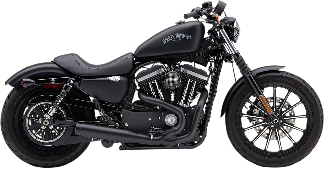 COBRA EL DIABLO 2-INTO-1 EXHAUST SYSTEMS FOR HARLEY-DAVIDSON 2007 - 2013 Black El Diablo 2-Into-1 Exhaust System
