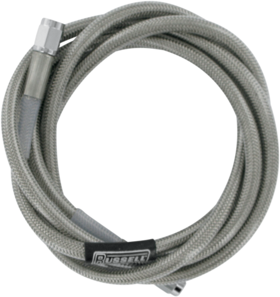 RUSSELL UNIVERSAL BRAIDED STAINLESS STEEL BRAKE LINES SS DOT BRAKE LINE 32"W/CL