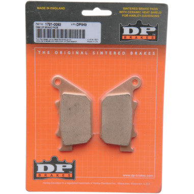 DP BRAKES SINTERED METAL BRAKE PADS FOR HARLEY-DAVIDSON