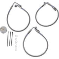 STANDARD LENGTH STAINLESS STEEL BRAKE LINE KITS FOR HARLEY-DAVIDSON
