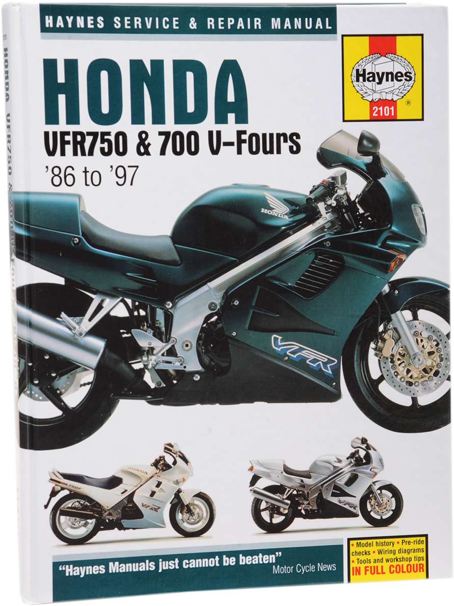 HAYNES MOTORCYCLE REPAIR MANUALS MANUAL HON VFR 750
