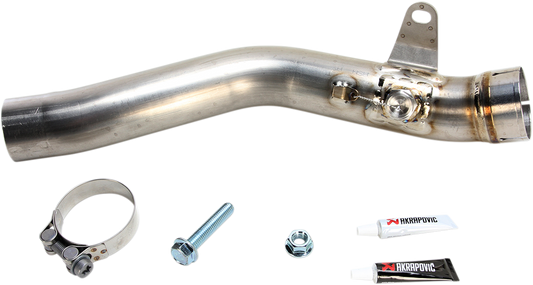 AKRAPOVIC SLIP-ON SERIES MUFFLERS LINK PIPE KIT TI ZX10R