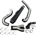 COBRA EL DIABLO 2-INTO-1 EXHAUST FOR HARLEY-DAVIDSON 2011 EXHAUST ED BK ST 07-11