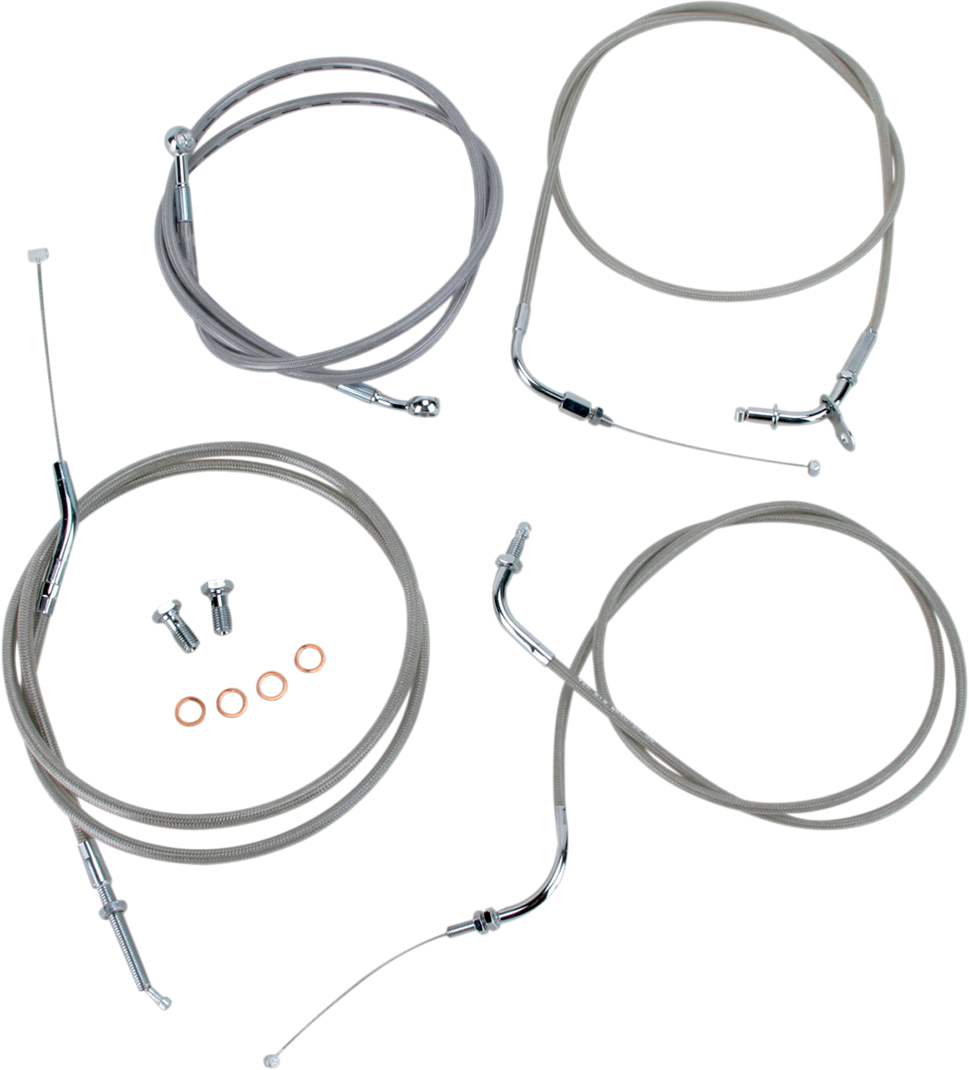BARON HANDLEBAR CABLE AND LINE KITS CBL LINE KT 18" XVS650CL