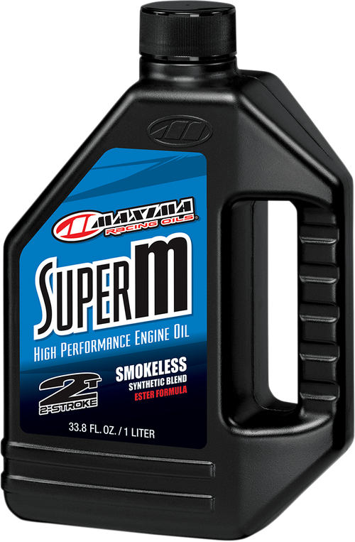 Aceite Motor Maxima Super M Synthetic Blend Premix 2T Motorcycle Engine Oil
