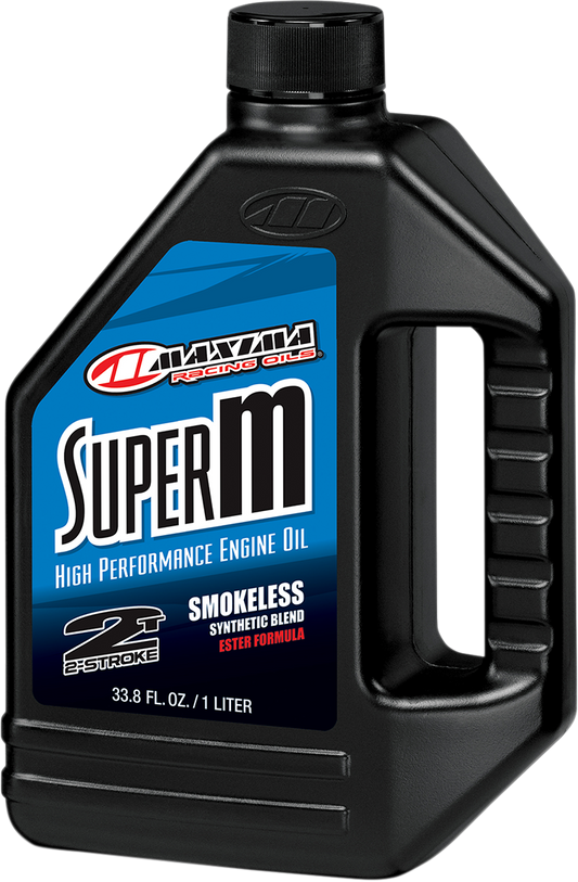 Aceite Motor Maxima Super M Synthetic Blend Premix 2T Motorcycle Engine Oil