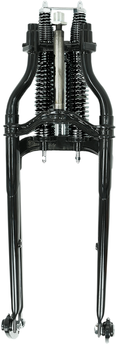 Springer Forks voor Harley Davidson Black Body/ Black Springs