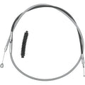 BRAIDED AND BLACK VINYL HIGH EFFICIENCY (H.E.) CLUTCH CABLES FOR HARLEY-DAVIDSON