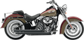 COBRA SPEEDSTER SLASHDOWN EXHAUST FOR HARLEY-DAVIDSON 2012 - 2013 Black/Chrome Speedster Slashdown Exhaust System
