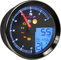 KOSO NORTH AMERICA TNT-B MULTI-FUNCTION METER TACH MULTI METR TNT-B BK