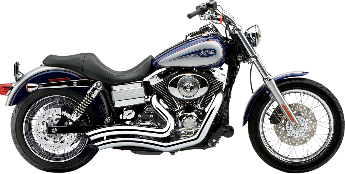 COBRA SPEEDSTER SHORT SWEPT EXHAUST SYSTEMS FOR HARLEY-DAVIDSON 2012 - 2017 Chrome Speedster Short Swept Exhaust System