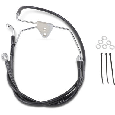 EXTENDED LENGTH STAINLESS STEEL BRAKE LINE KITS FOR HARLEY-DAVIDSON