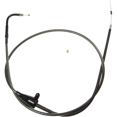 BRAIDED THROTTLE AND IDLE/IDLE-CRUISE CABLES FOR HARLEY-DAVIDSON