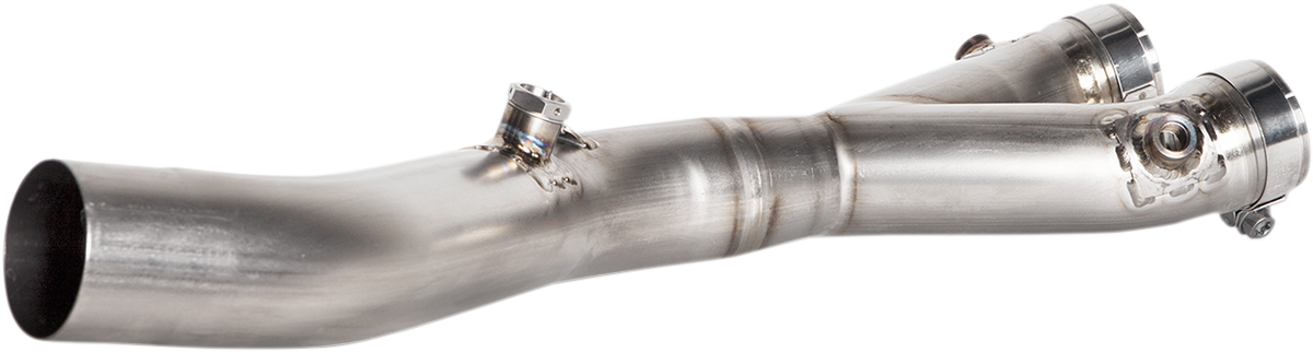 AKRAPOVIC SLIP-ON SERIES MUFFLERS LINK PIPE TI FZ10