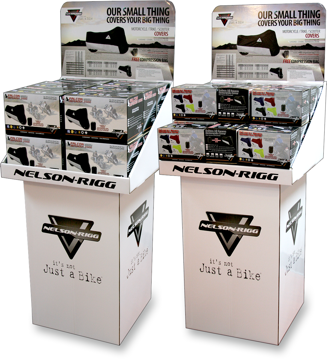 NELSON RIGG COVER MERCHANDISER/DISPLAY DISPLAY NELSON RIGG COVER