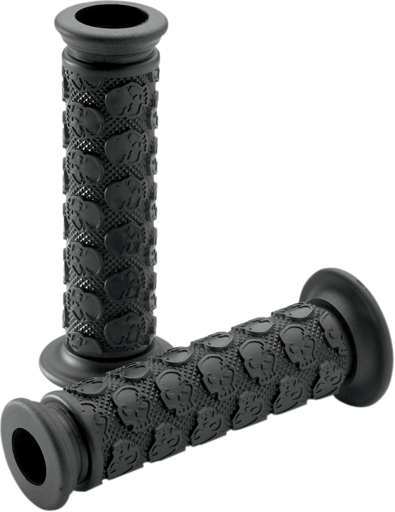 DRIVEN RACING SKULLY GRIPS GRIP SKULLY BLACK OPEN