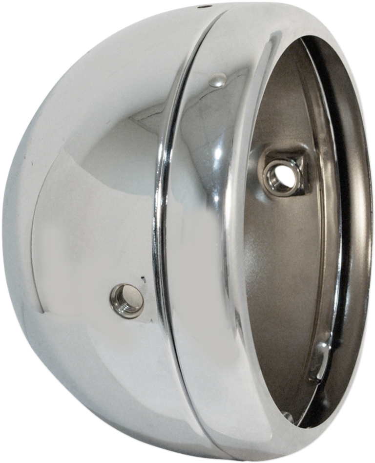 EMGO LUCAS-STYLE 53/4" SIDE MOUNT HEADLIGHT SHELLS HEADLIGHT SHELL 5 3/4 CHR