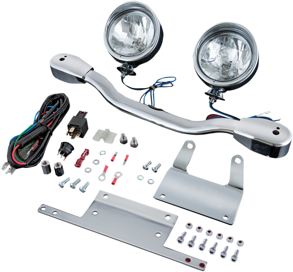 SHOW CHROME ELLIPTICAL DRIVING LIGHT KITS LIGHTBAR ELLIPTICAL YAM