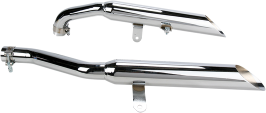 COBRA COMPLETE SLIP-ON MUFFLERS FOR METRIC CRUISERS BLVD MUFFLERS XV750/1100