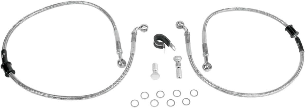 RUSSELL CYCLEFLEX™ BRAKE LINES TWO LINE RACE KIT SUZ
