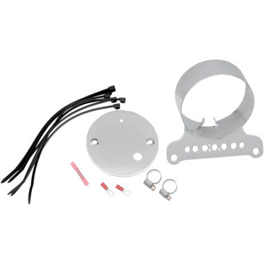 SINGLE/DUAL CHROME GAUGE BRACKETS FOR HARLEY-DAVIDSON 67293-95