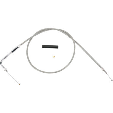 BRAIDED AND BLACK VINYL THROTTLE AND IDLE CABLES FOR HARLEY-DAVIDSON